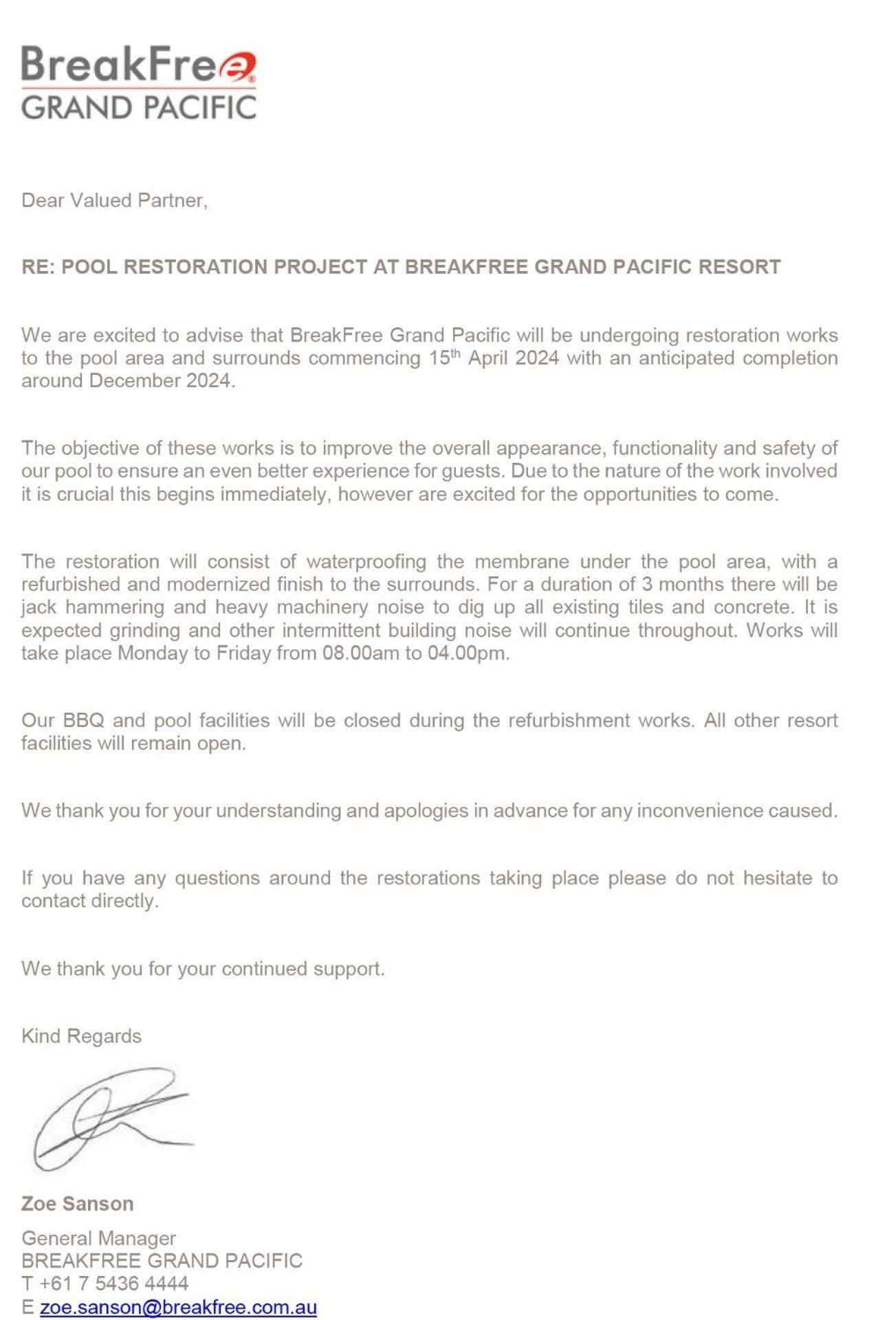 Aparthotel Breakfree Grand Pacific Caloundra Exteriér fotografie